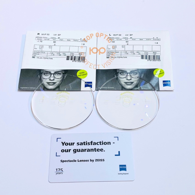 Tròng kính ZEISS MYOVISION PRO kiểm soát cận thị
