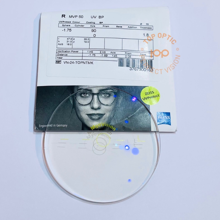 Alternative view of Tròng kính ZEISS MYOVISION PRO kiểm soát cận thị
